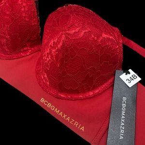 NWT BCBGMaxAzria Scarlet Lace Bra
